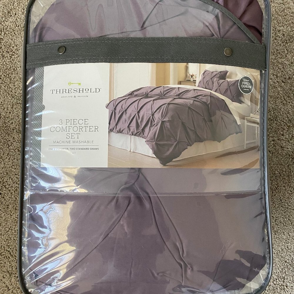Pinched Pleat Comforter Set from Threshold